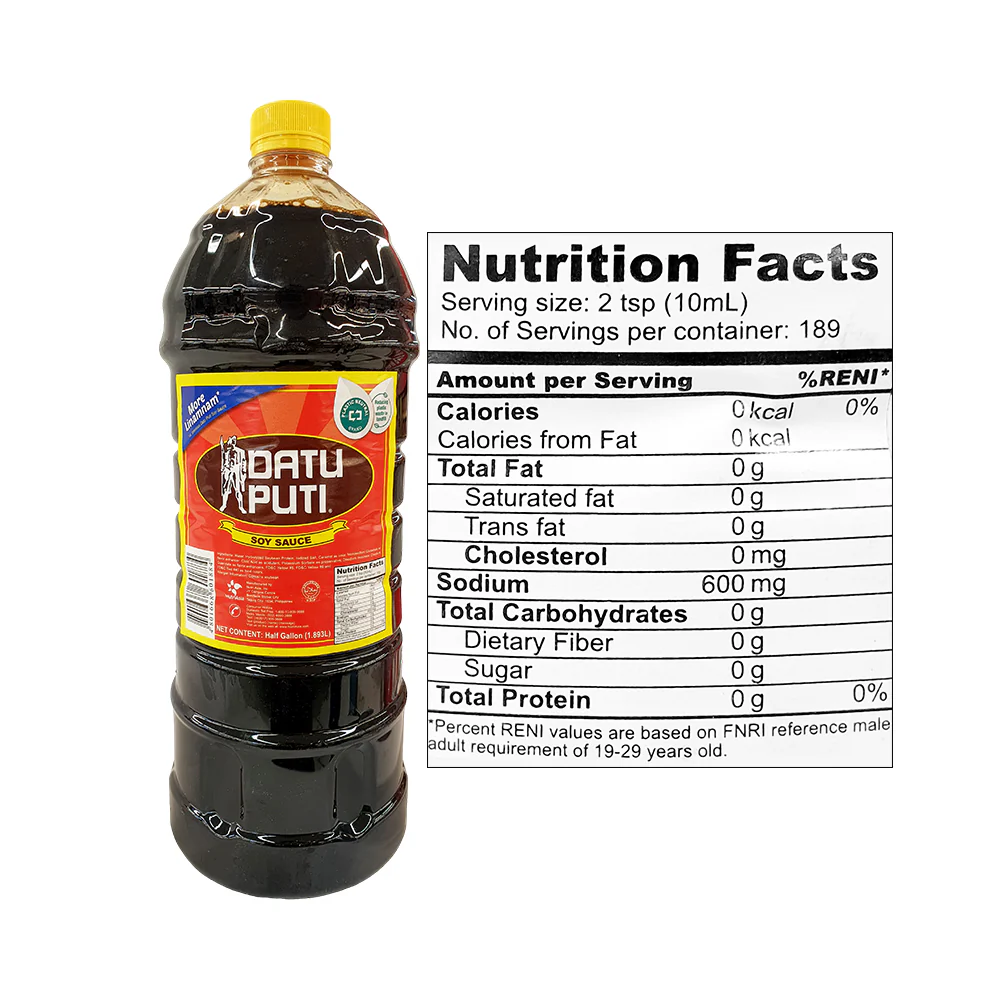 Datu Puti Soy Sauce 1.893L - Image 2