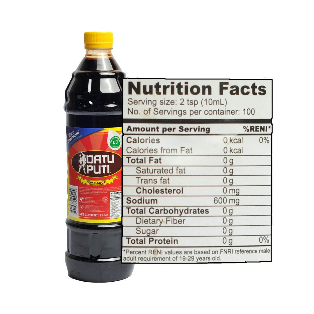 Datu Puti Soy Sauce PET 1L - Image 2