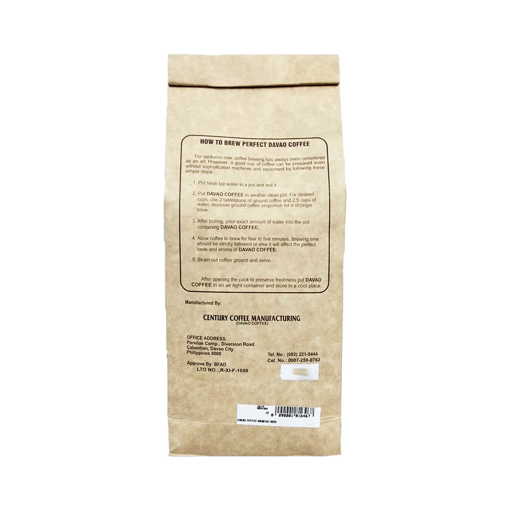 Davao Coffee Arabica 500g - Image 2