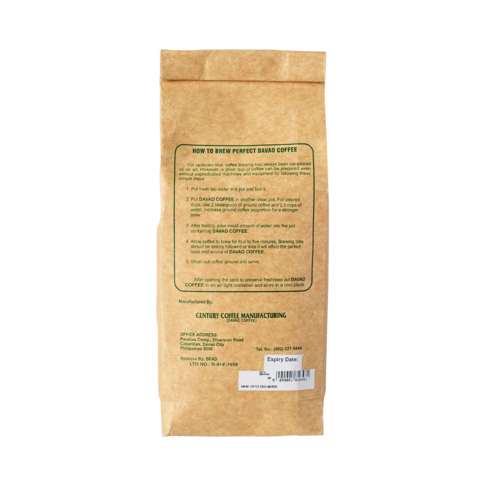Davao Coffee Excelsa 500g - Image 2
