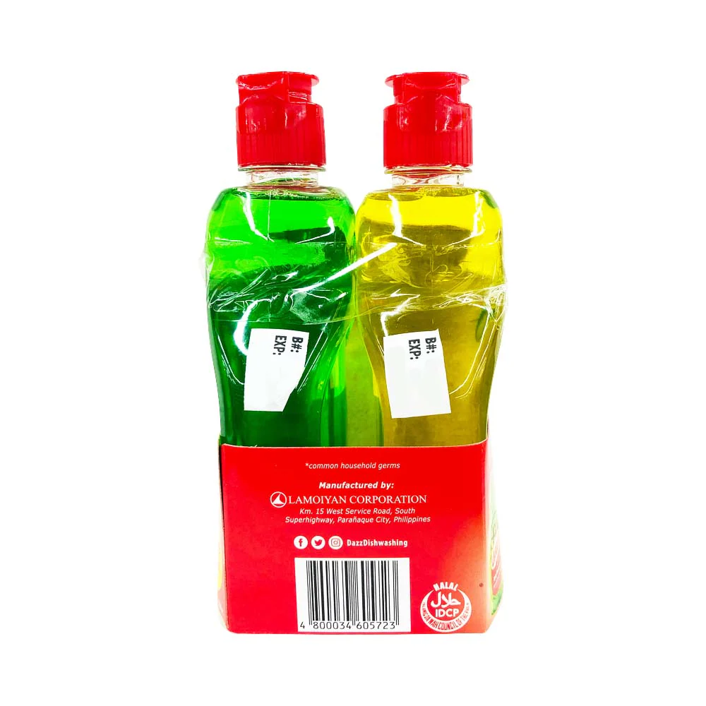 Dazz Dishwashing Liquid (Kilig Kalamansi And Citrus-ly In Love) 250ml x 2's - Image 3