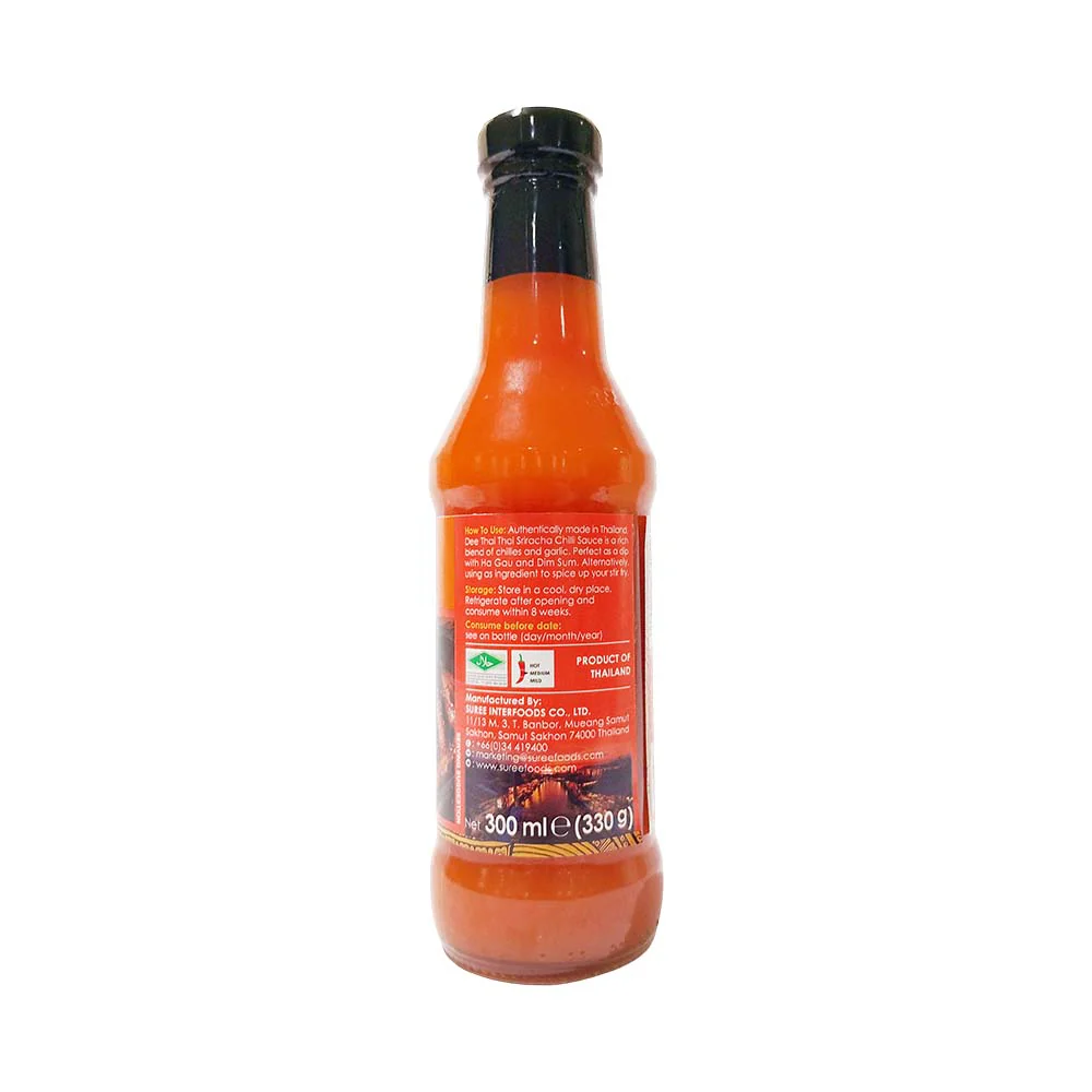 Dee Thai Sriracha Chilli Sauce 295ml - Image 2