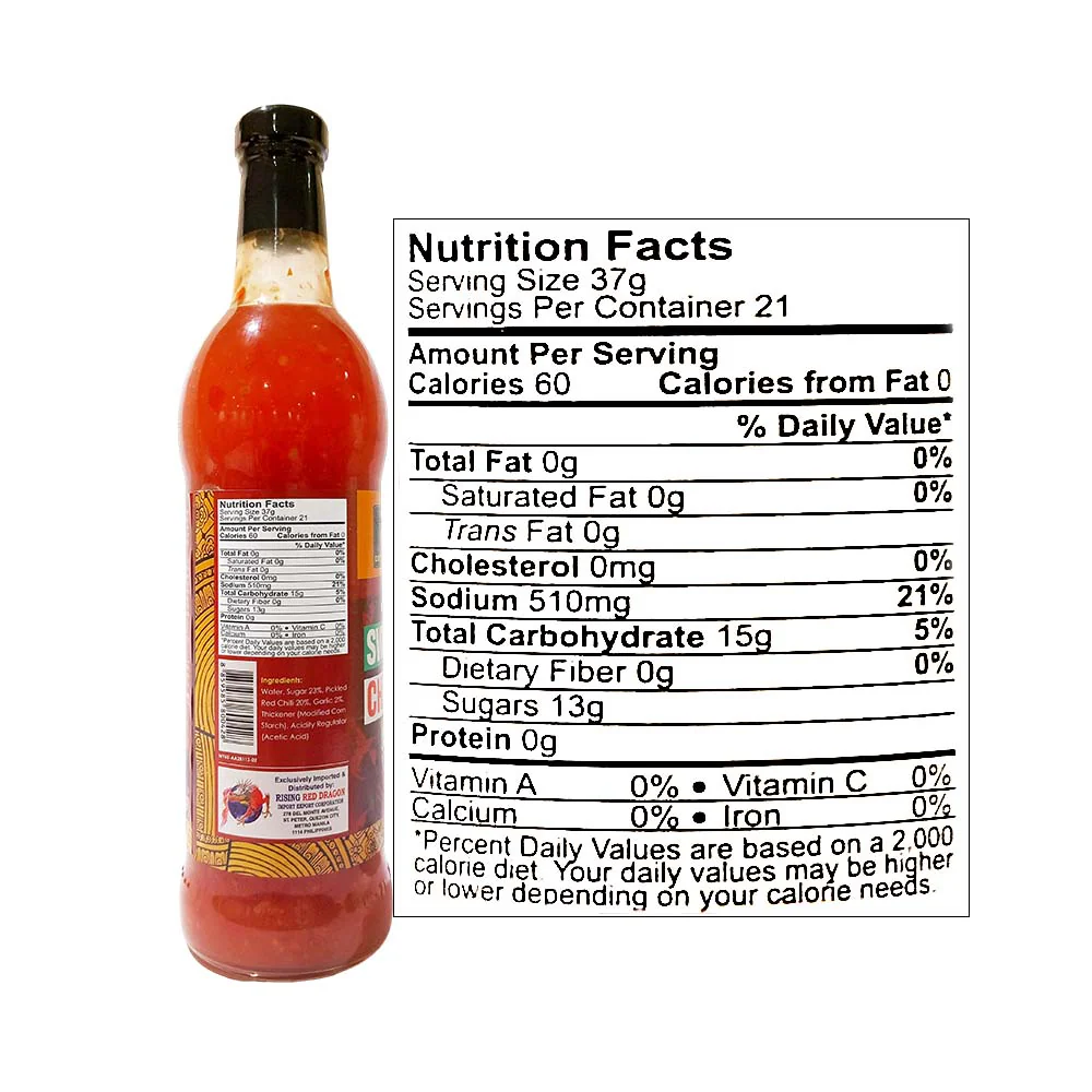 Dee Thai Sweet Chilli Sauce 690ml - Image 3