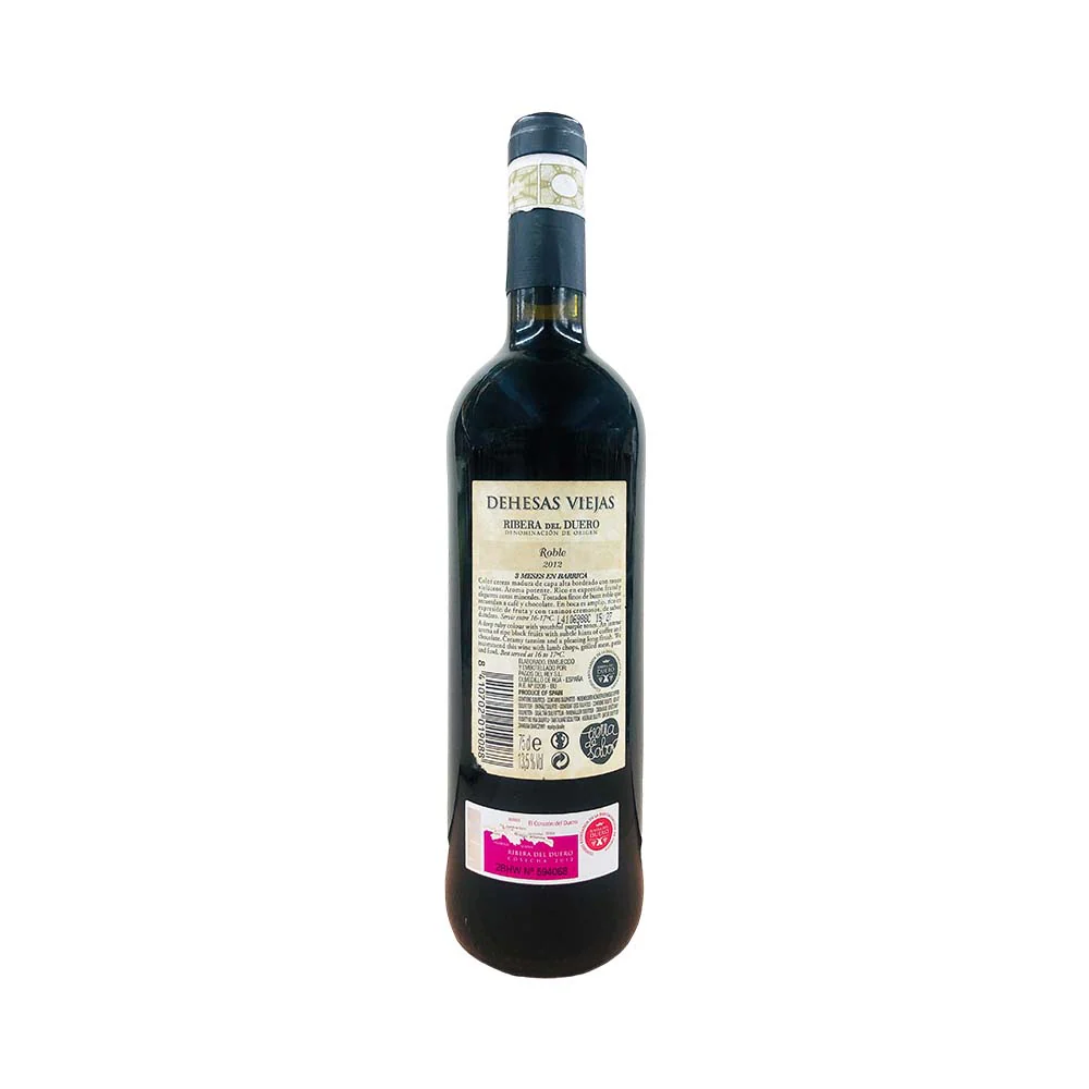 Dehesas Viejas Roble Red 2012 750ml - Image 3