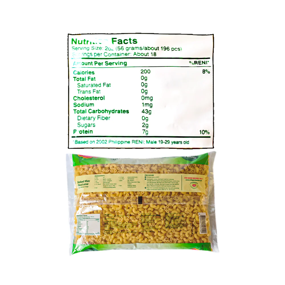 Del Monte Elbow Macaroni 1kg - Image 3
