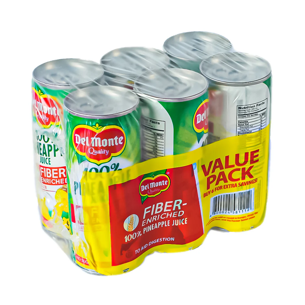 Del Monte 100% Pineapple Juice Fiber-Enriched 220ml x 6's - Image 2