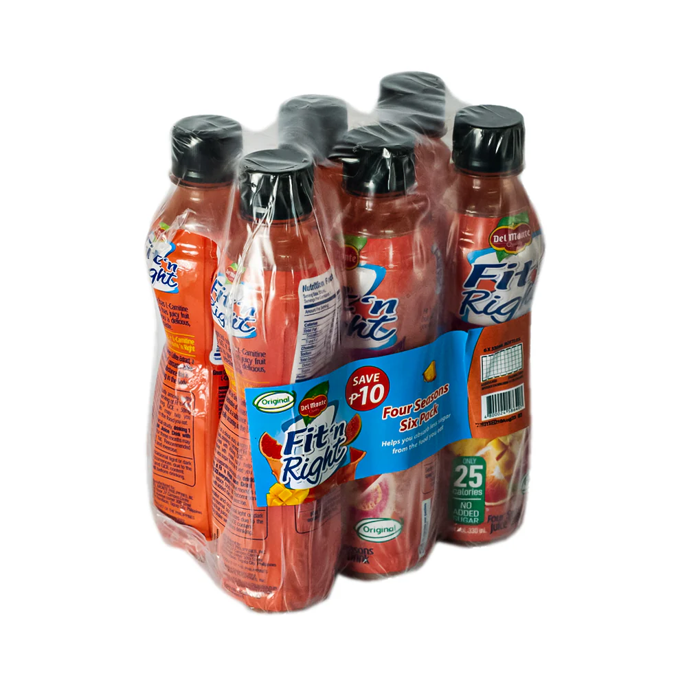 Del Monte Fit 'N Right Juice Four Seasons 330ml x 6's - Image 2