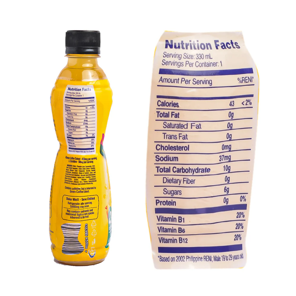Del Monte Fit 'N Right Juice Pineapple 330ml - Image 3