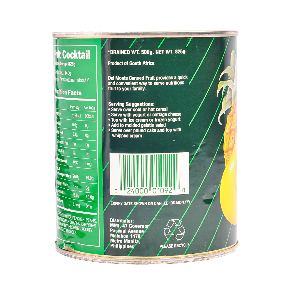 Del Monte Imported Fruit Cocktail 825g - Image 2