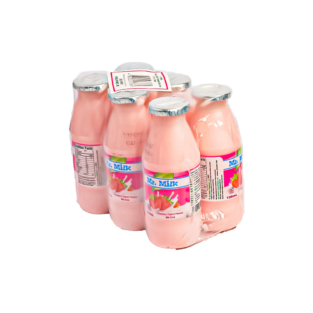 Del Monte Mr. Milk Strawberry Yoghurt 100ml x 6's - Image 2
