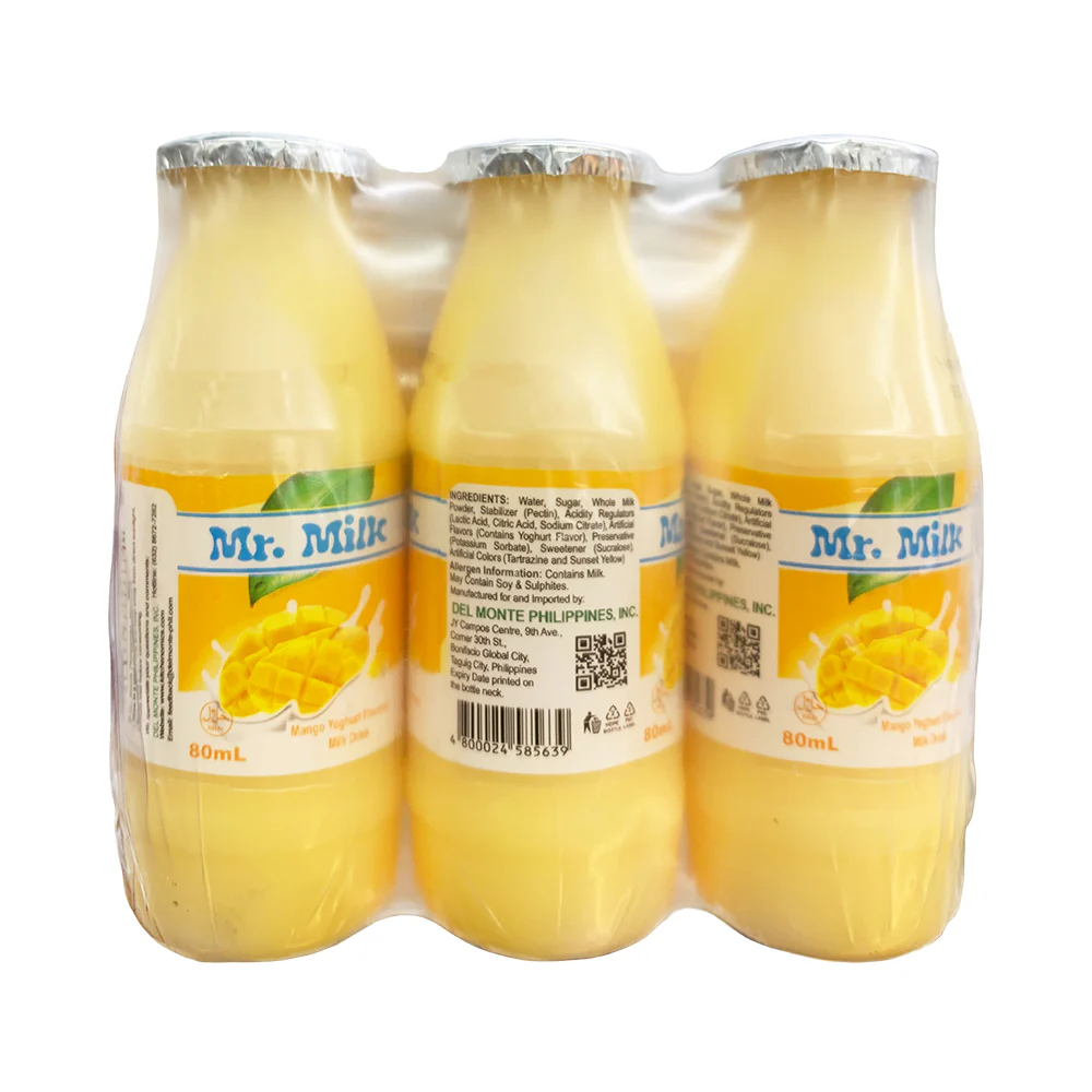 Del Monte Mr. Milk Yogurt Mango 80ml x 6's - Image 2