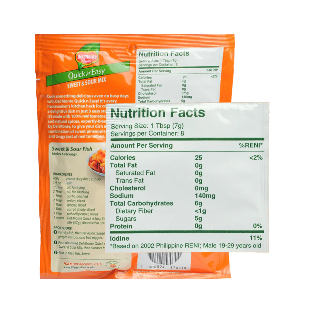 Del Monte Quick 'N Easy Mix Sweet & Sour 57g - Image 2