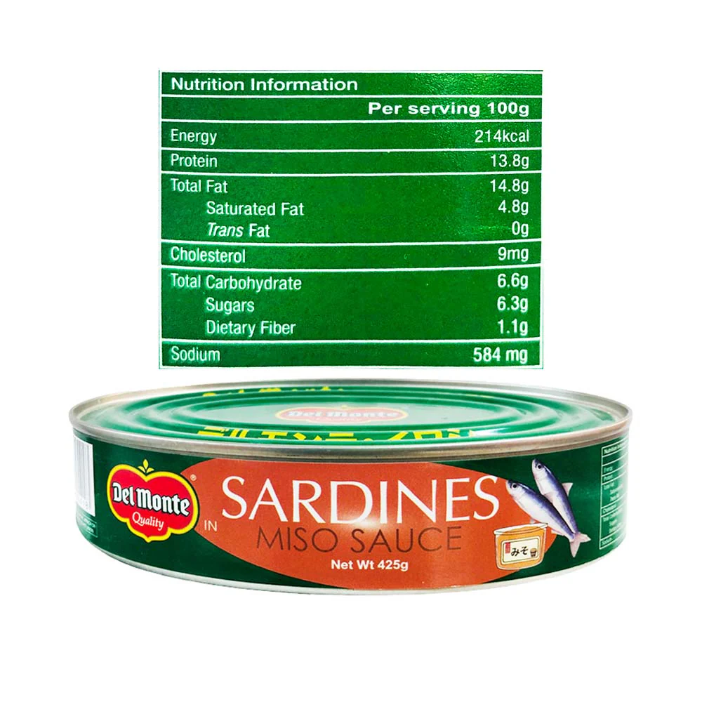 Del Monte Sardines In Miso Sauce 425g (15oz) - Image 2