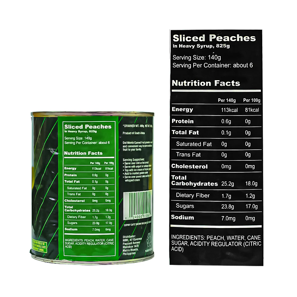 Del Monte Sliced Peaches Syrup 825g - Image 2