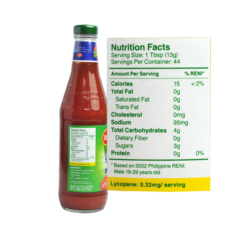 Del Monte Sweet Blend Tomato Ketchup 567g (20oz) - Image 2