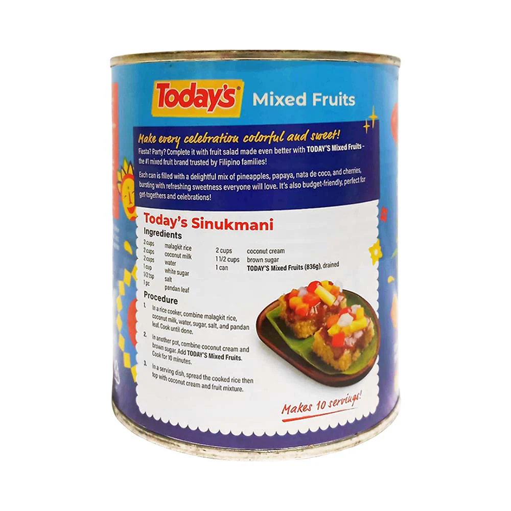 Del Monte Today's Mixed Fruit 836g - Image 2