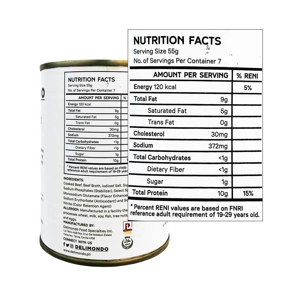 Delimondo Corned Beef Ranch Style 380g - Image 2