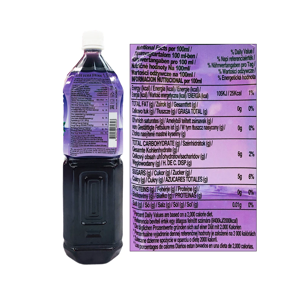 Dellos Aloe Vera Drink Blueberry - Image 2