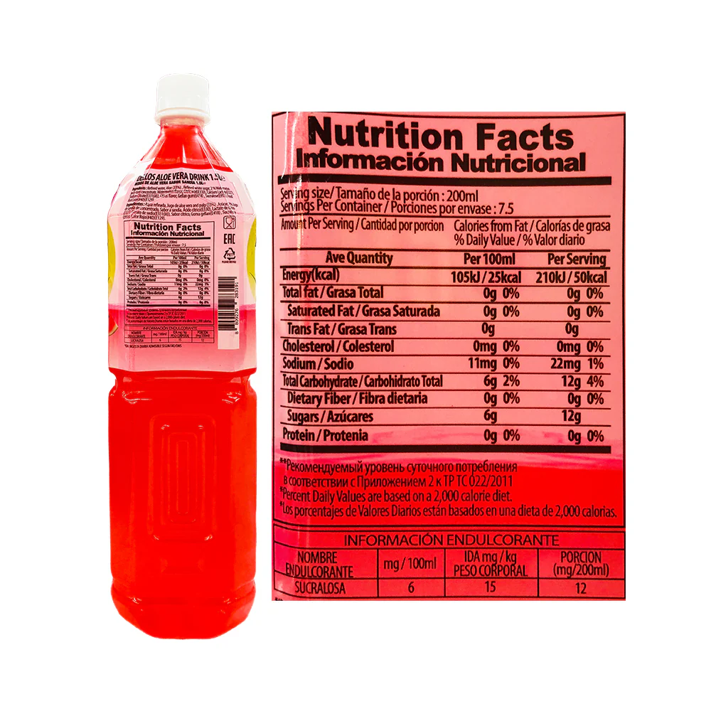 Dellos Aloe Vera Drink Watermelon - Image 2