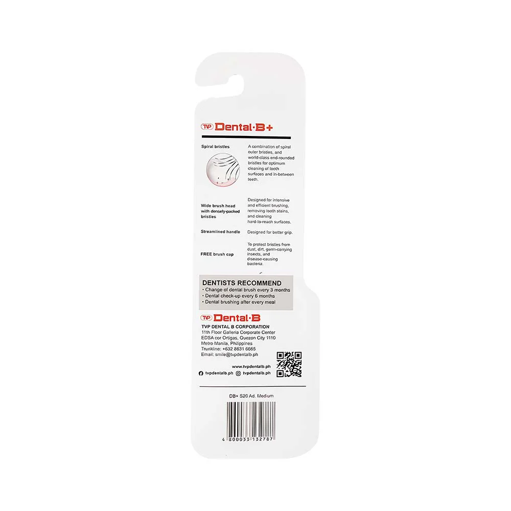 Dental B + Big Toothbrush Adult Medium x 2's - Image 2