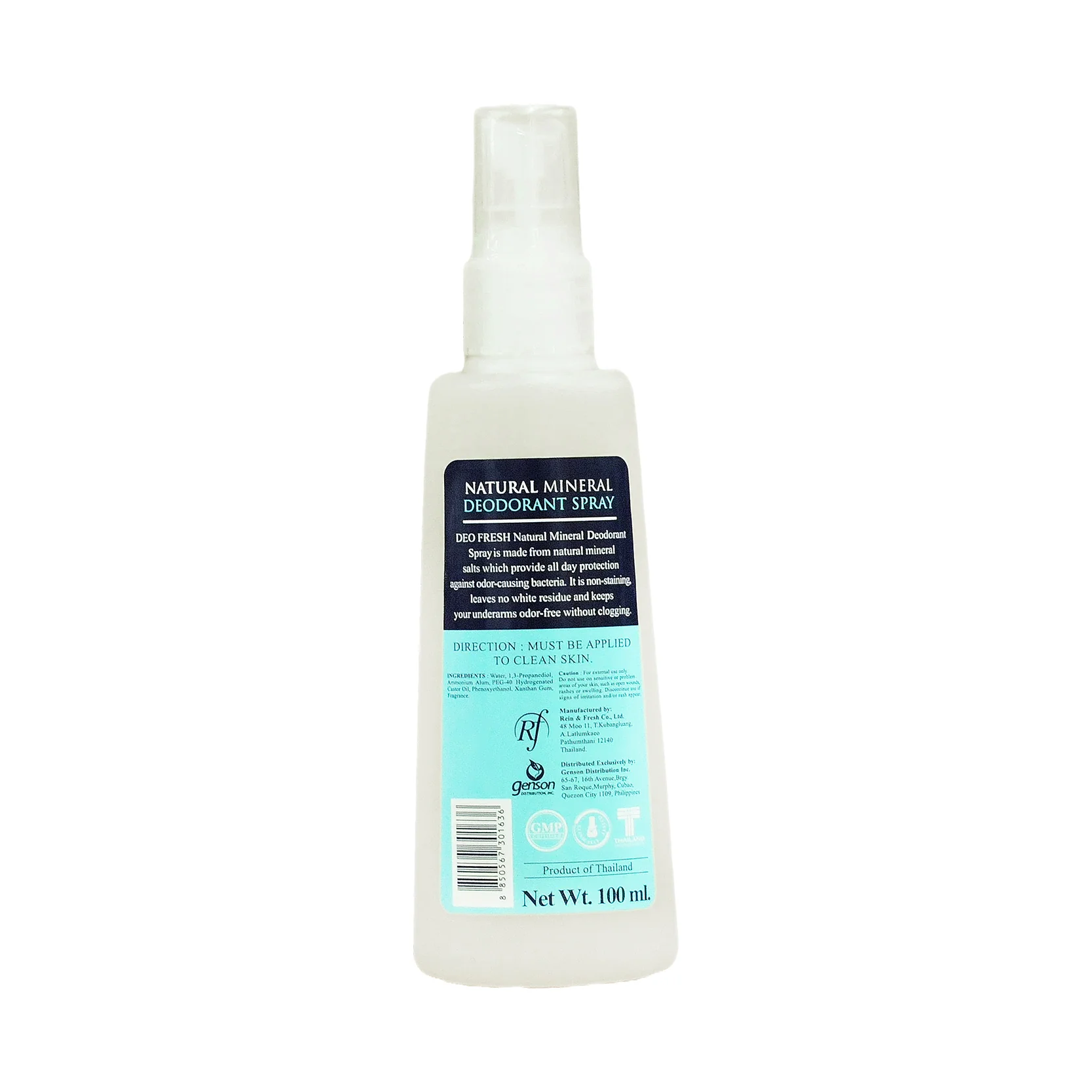 Deo Fresh Deodorant Natural Spray 100ml - Image 2