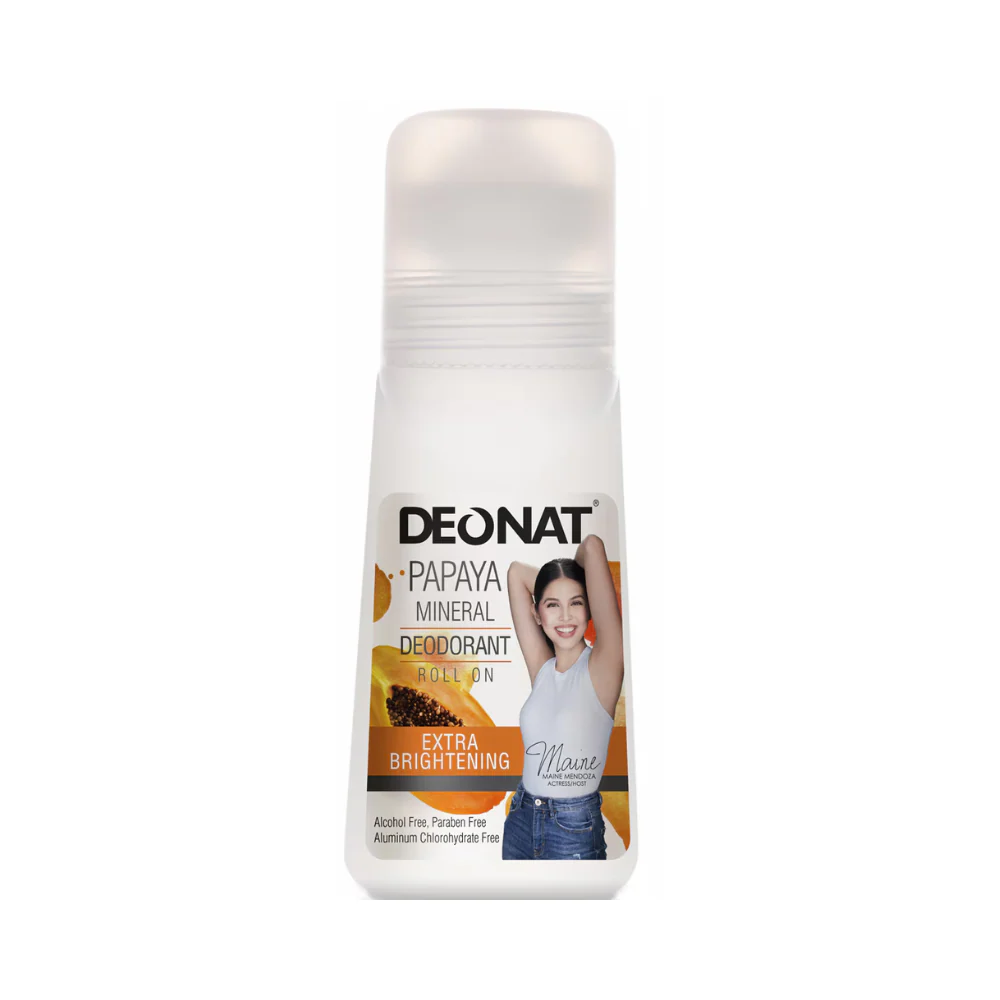 Deonat Deodorant Roll On Papaya Mineral 65ml - Image 2