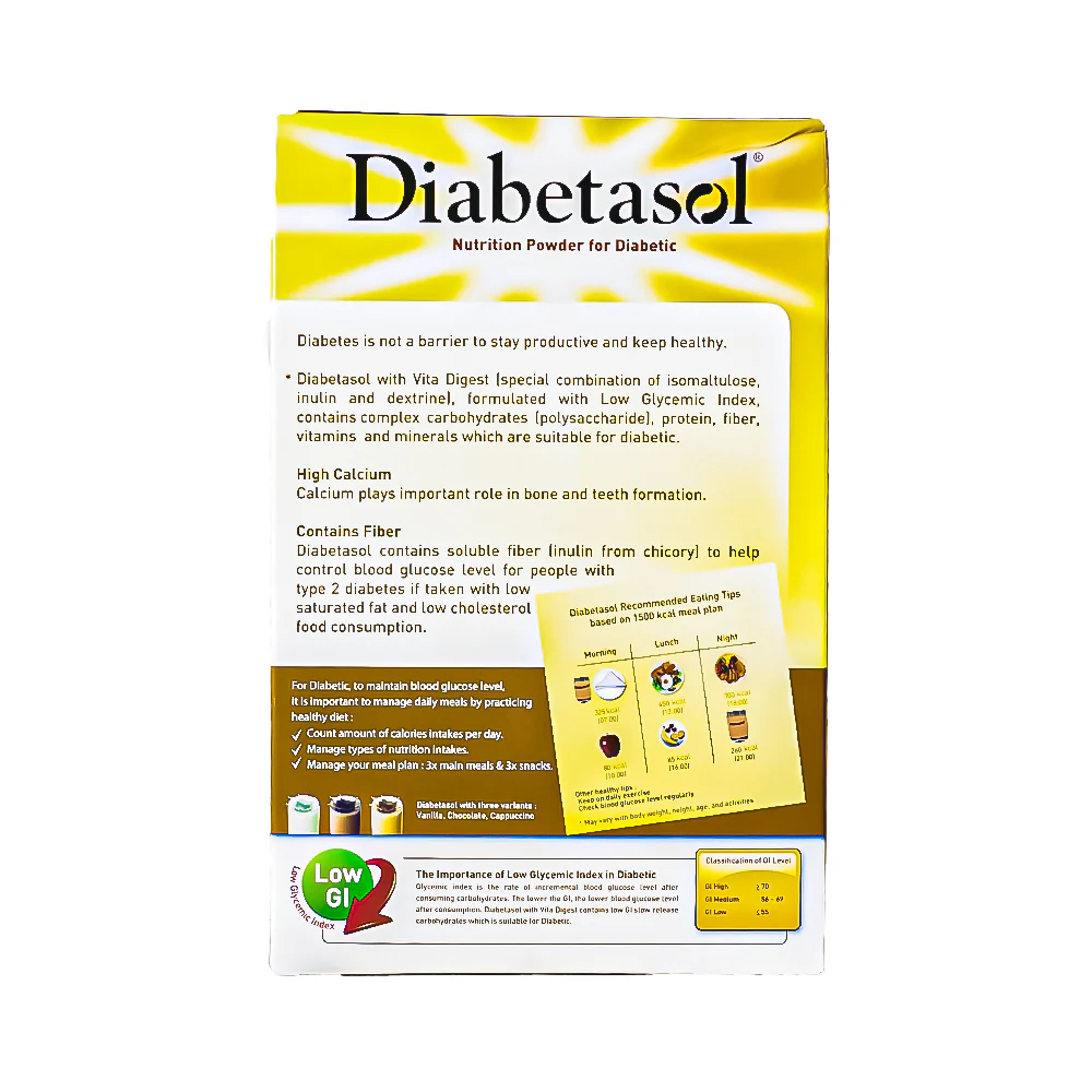 Diabetasol Powdered Milk Cappucino 600g - Image 2