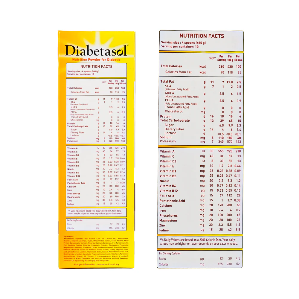 Diabetasol Powdered Milk Chocolate 600g - Image 3