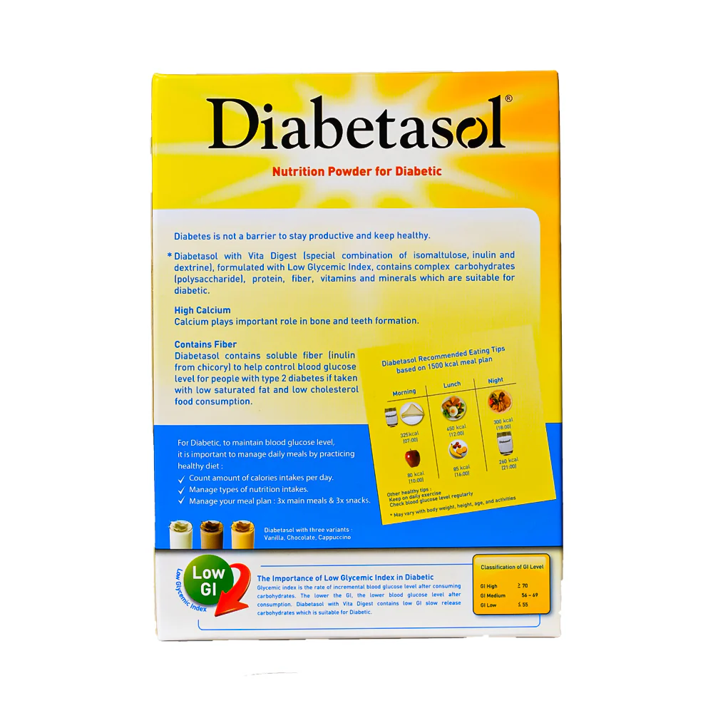 Diabetasol Powdered Milk Vanilla 180g - Image 2