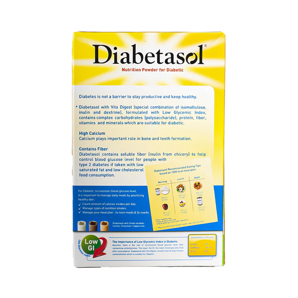Diabetasol Powdered Milk Vanilla 600g - Image 2