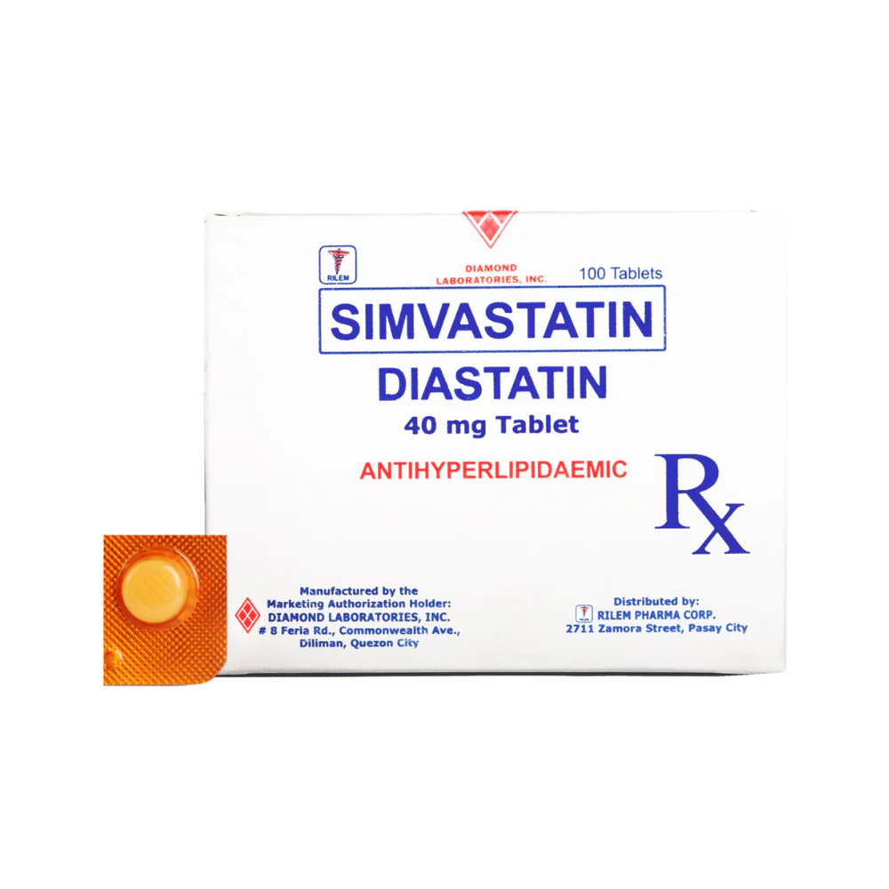 Diastatin Simvastatin 40mg Tablet By 1's - Image 2