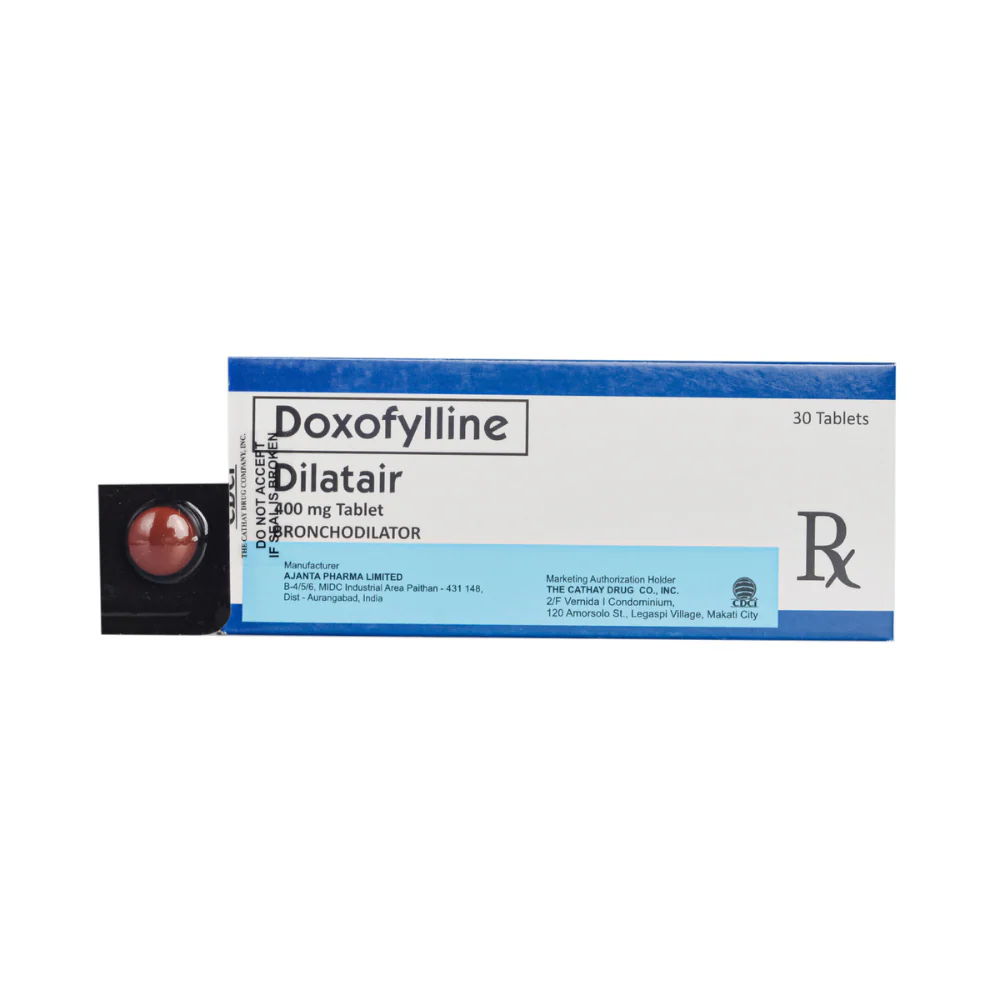 Dilatair Doxofylline 400mg Tablet By 1's - Image 2