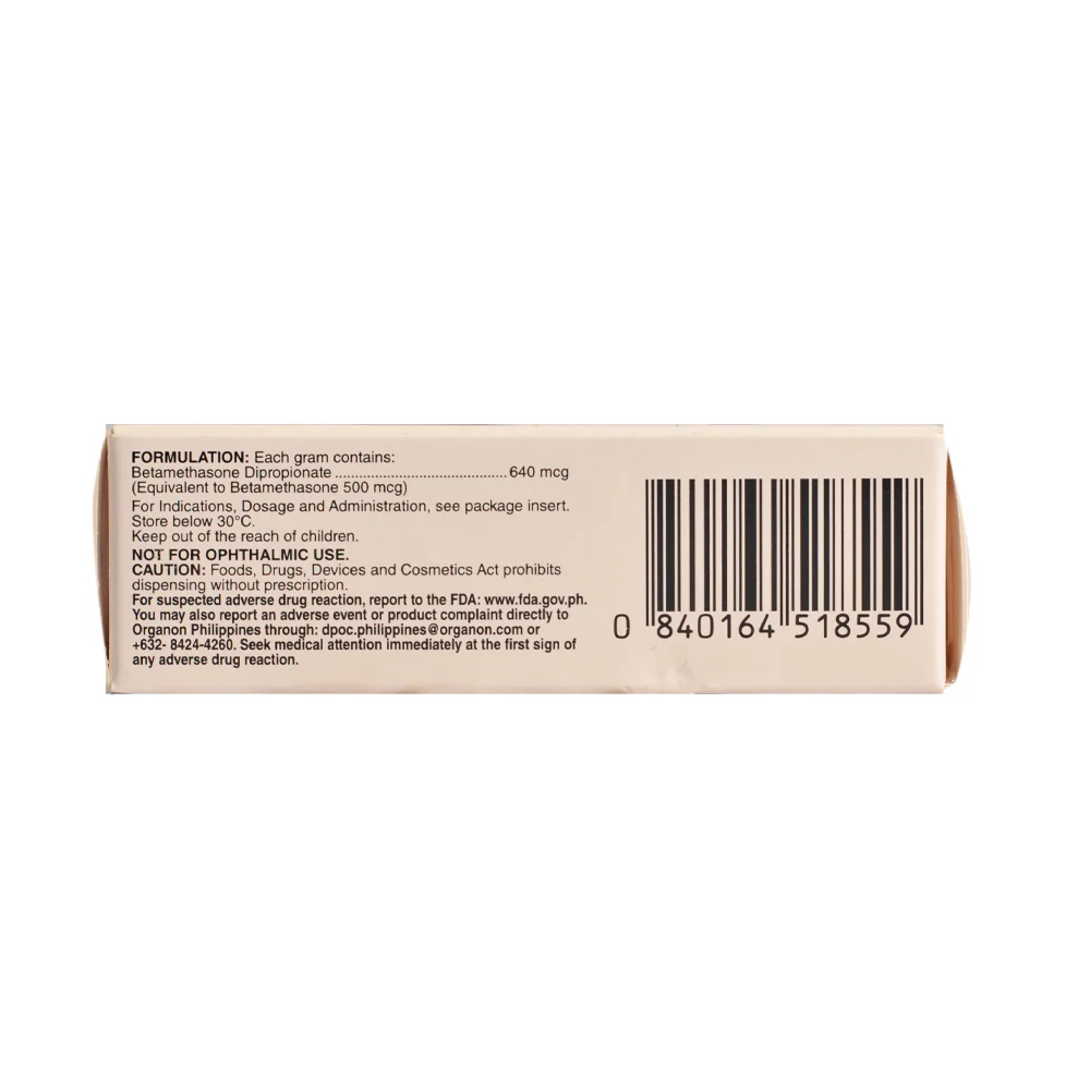 Diprosone Betamethasone 500mcg/g 0.05% Ointment 5g - Image 3