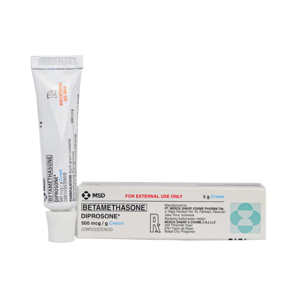 Diprosone Betamethasone 500mcg/g Cream 5g - Image 2