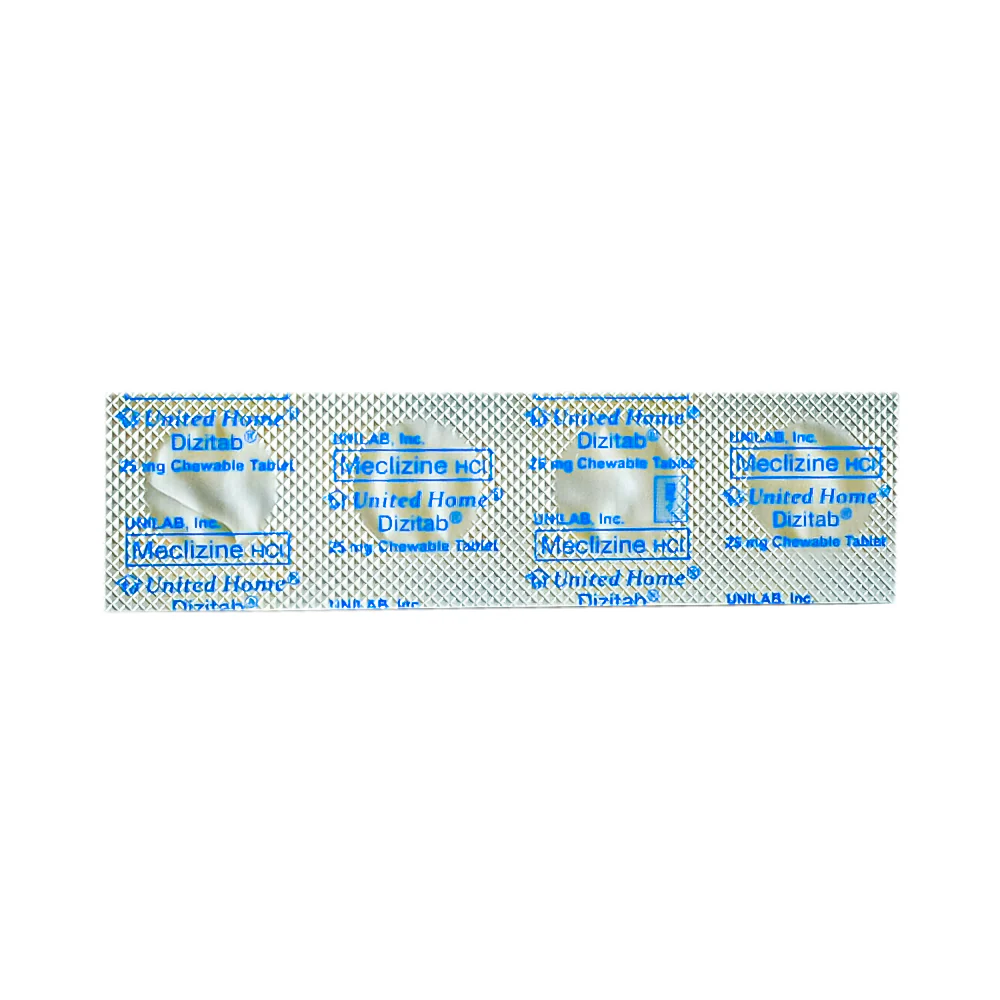 Dizitab 25mg Chewable Tablet - Image 2