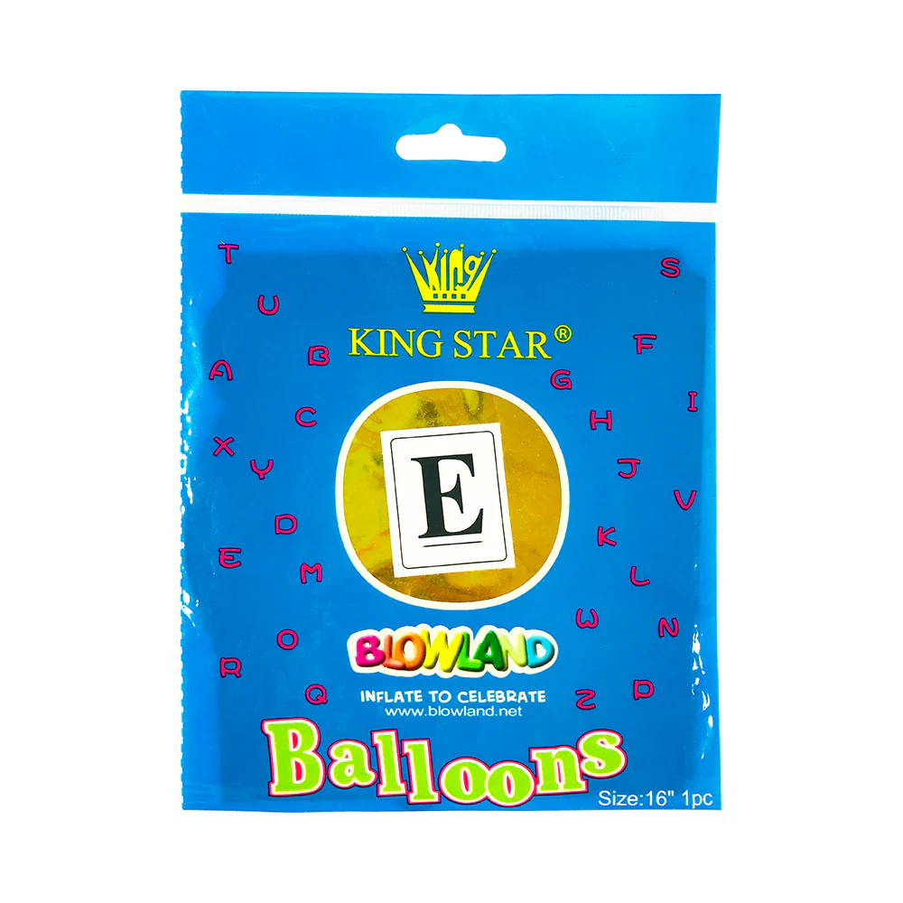 DNK Foil Balloon 16" Gold Letter 1's - Image 2
