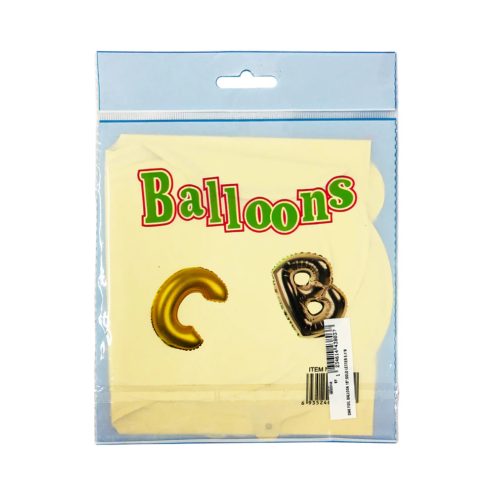 DNK Foil Balloon 16" Gold Letter 1's - Image 6