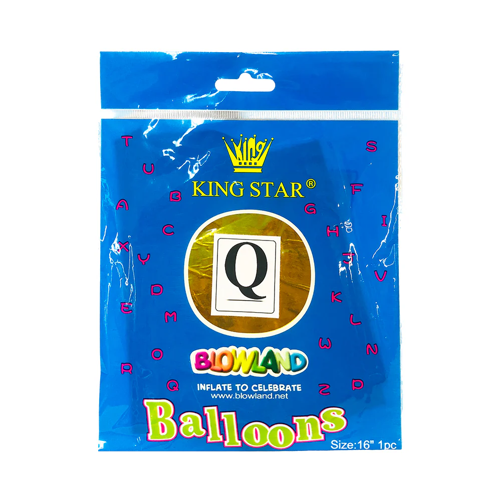 DNK Foil Balloon Gold 16in 1's - Image 7