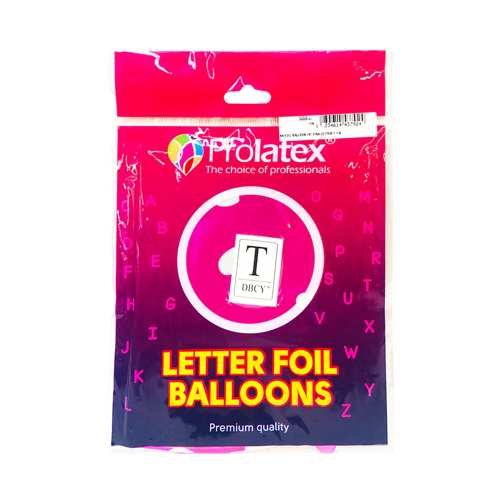 DNK Foil Balloon Pink 16in 1's - Image 17