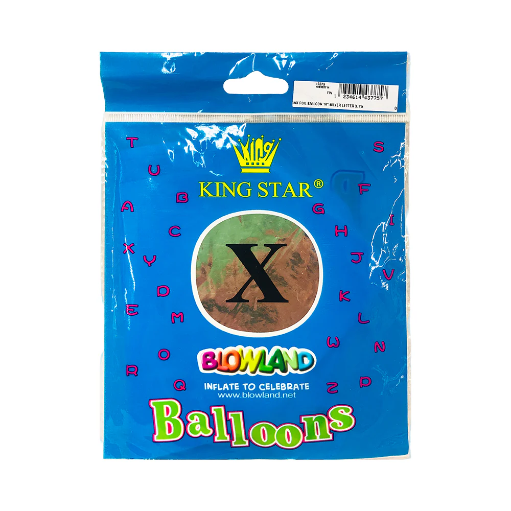 DNK Foil Balloon Silver 16in 1's - Image 17