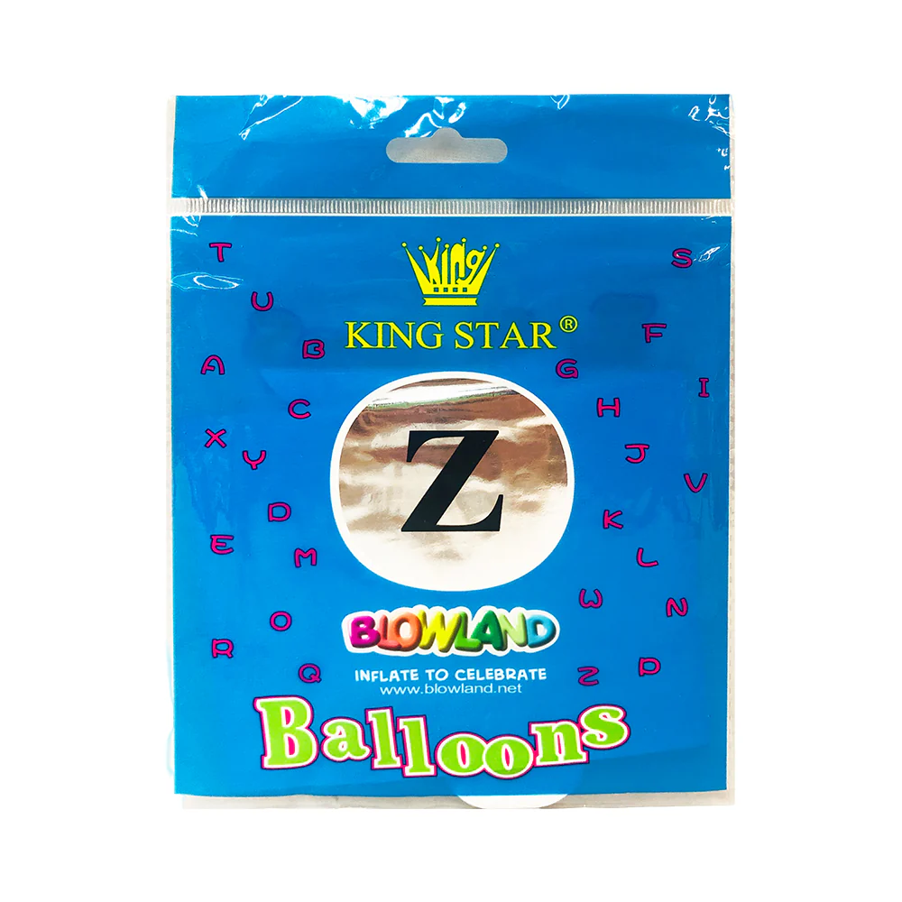 DNK Foil Balloon Silver 16in 1's - Image 19
