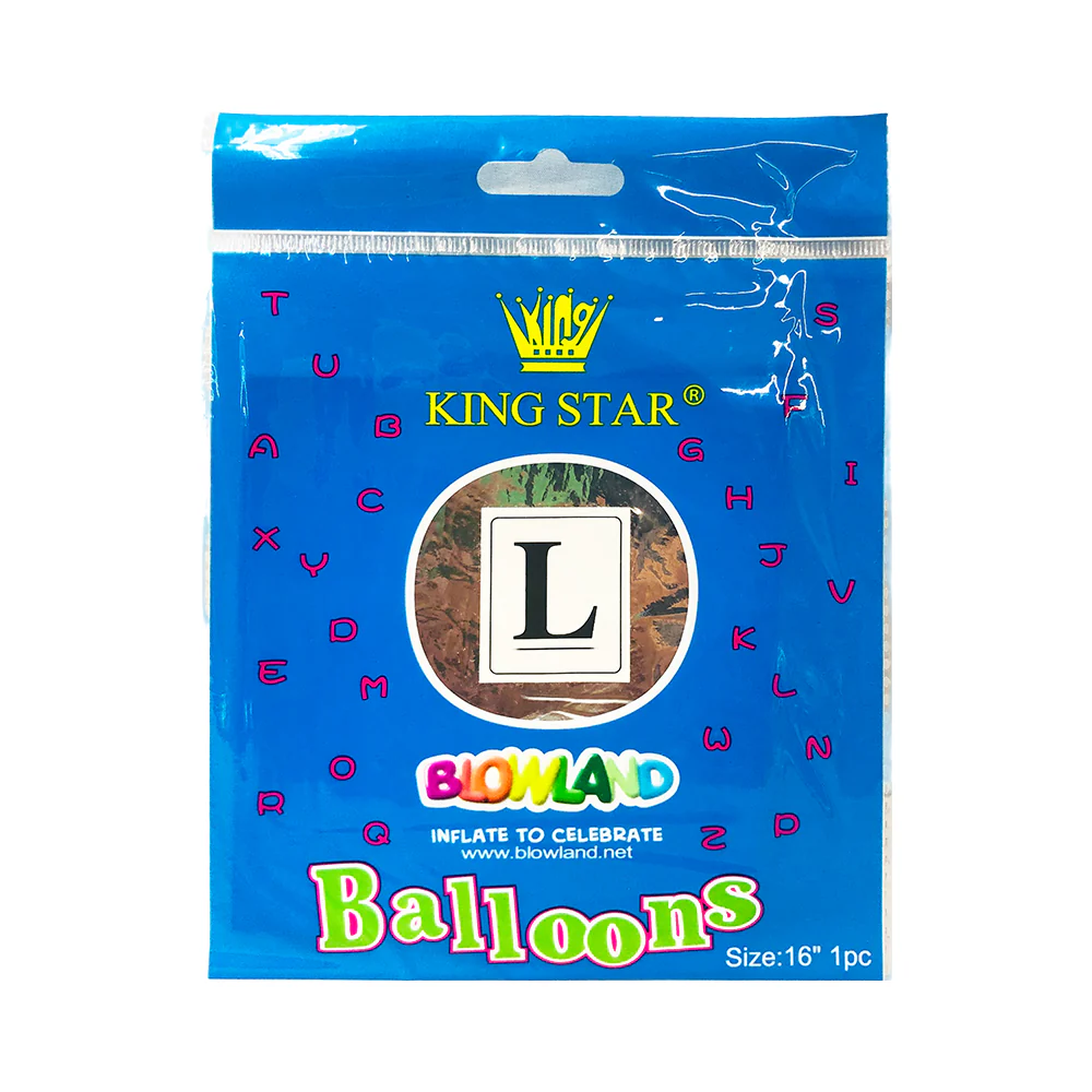 DNK Foil Balloon Silver 16in 1's - Image 9