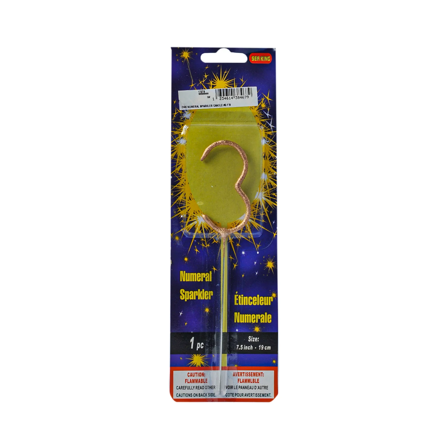 DNK Numeral Sparkler Candle 1's - Image 3