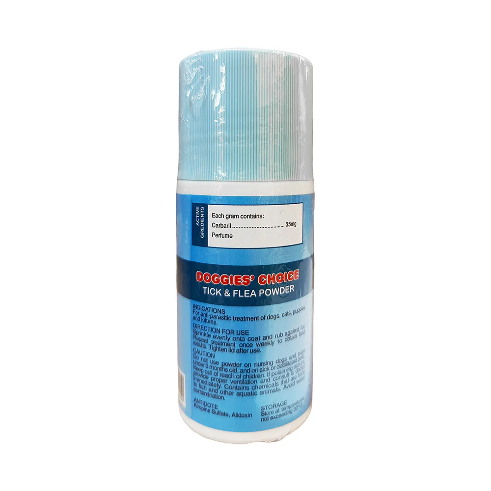 Doggies Choice Tick And Flea Powder Lemon Scent 50g - Image 2