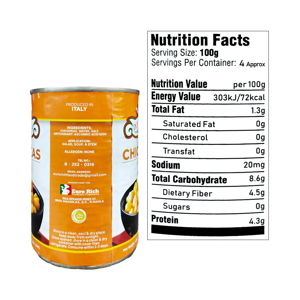 Dolce Vita Chickpeas 400g - Image 2