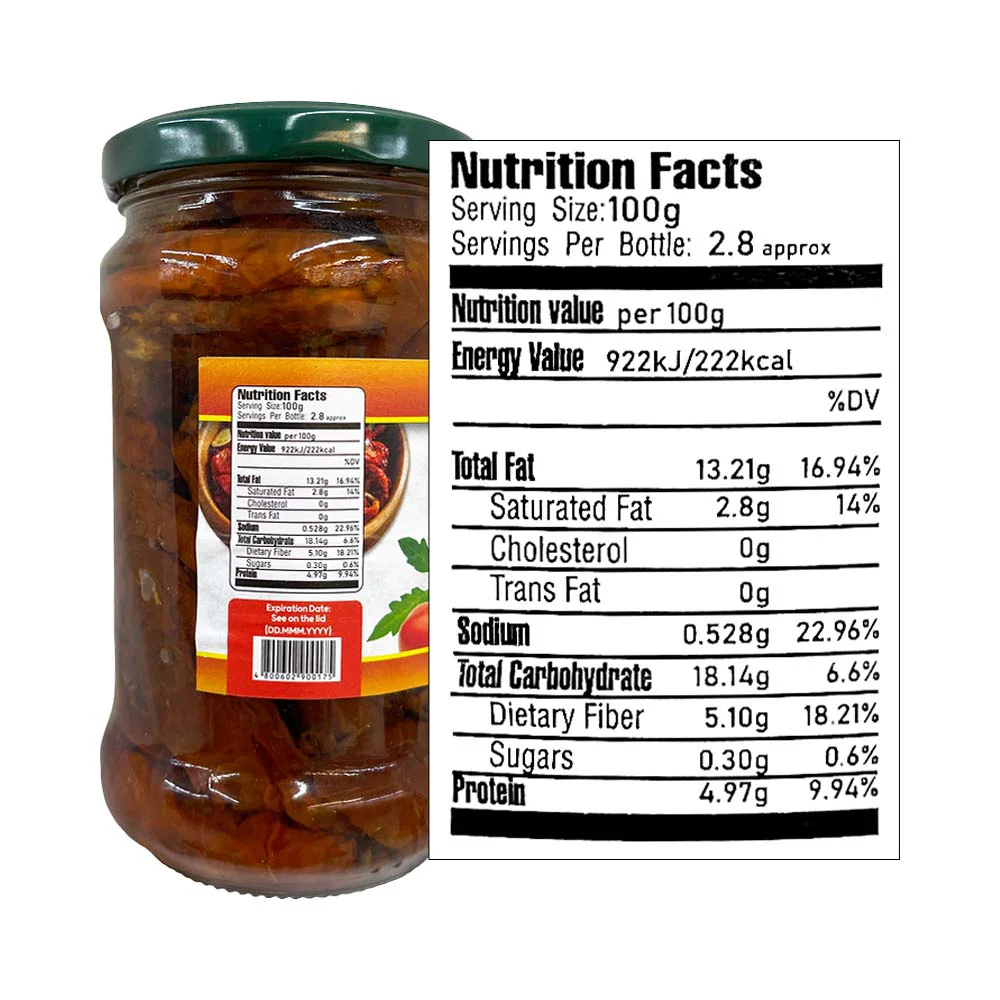 Dolce Vita Sundried Tomatoes In Oil 314ml - Image 2