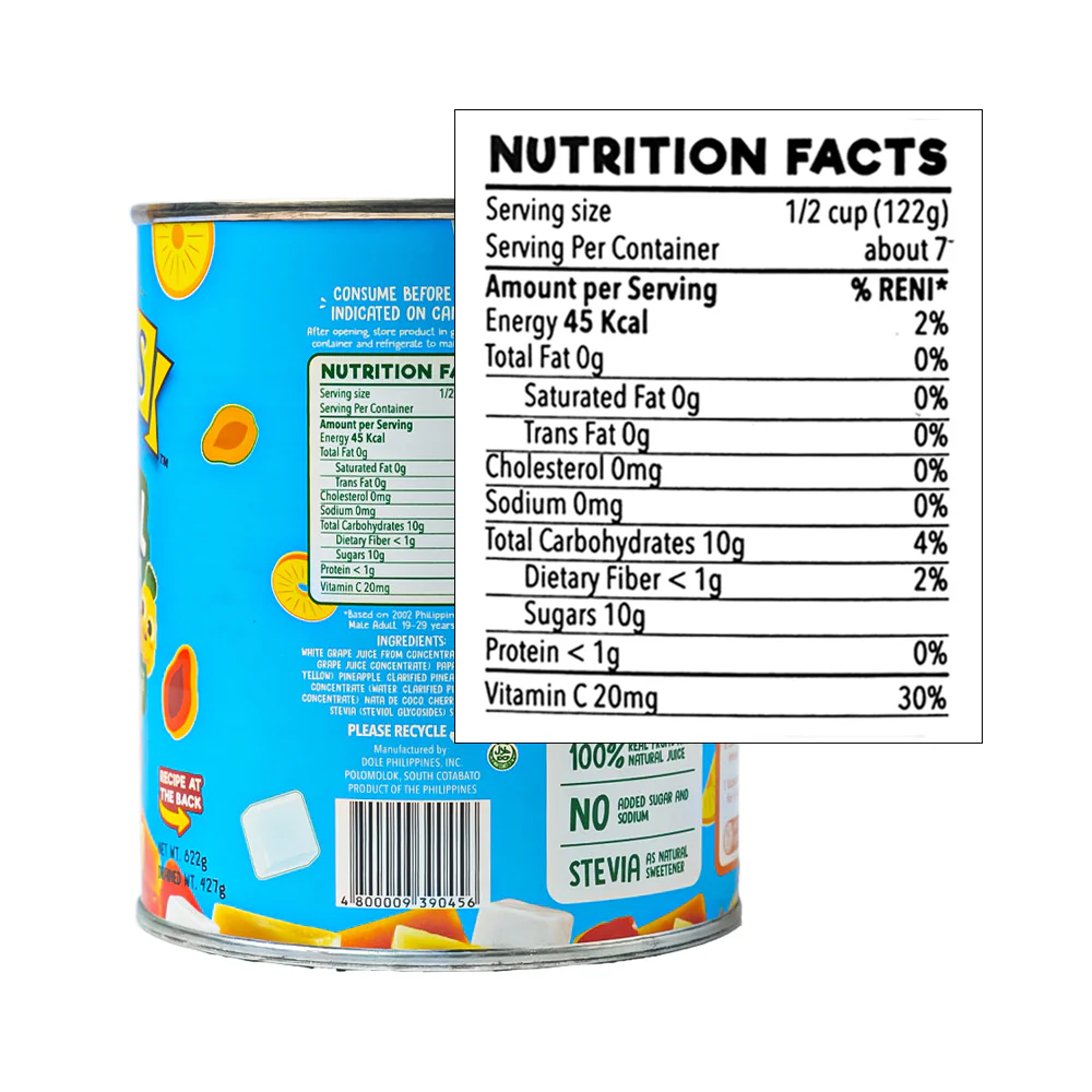 Dole Seasons Tropical Fruit Mix 822g - Image 3