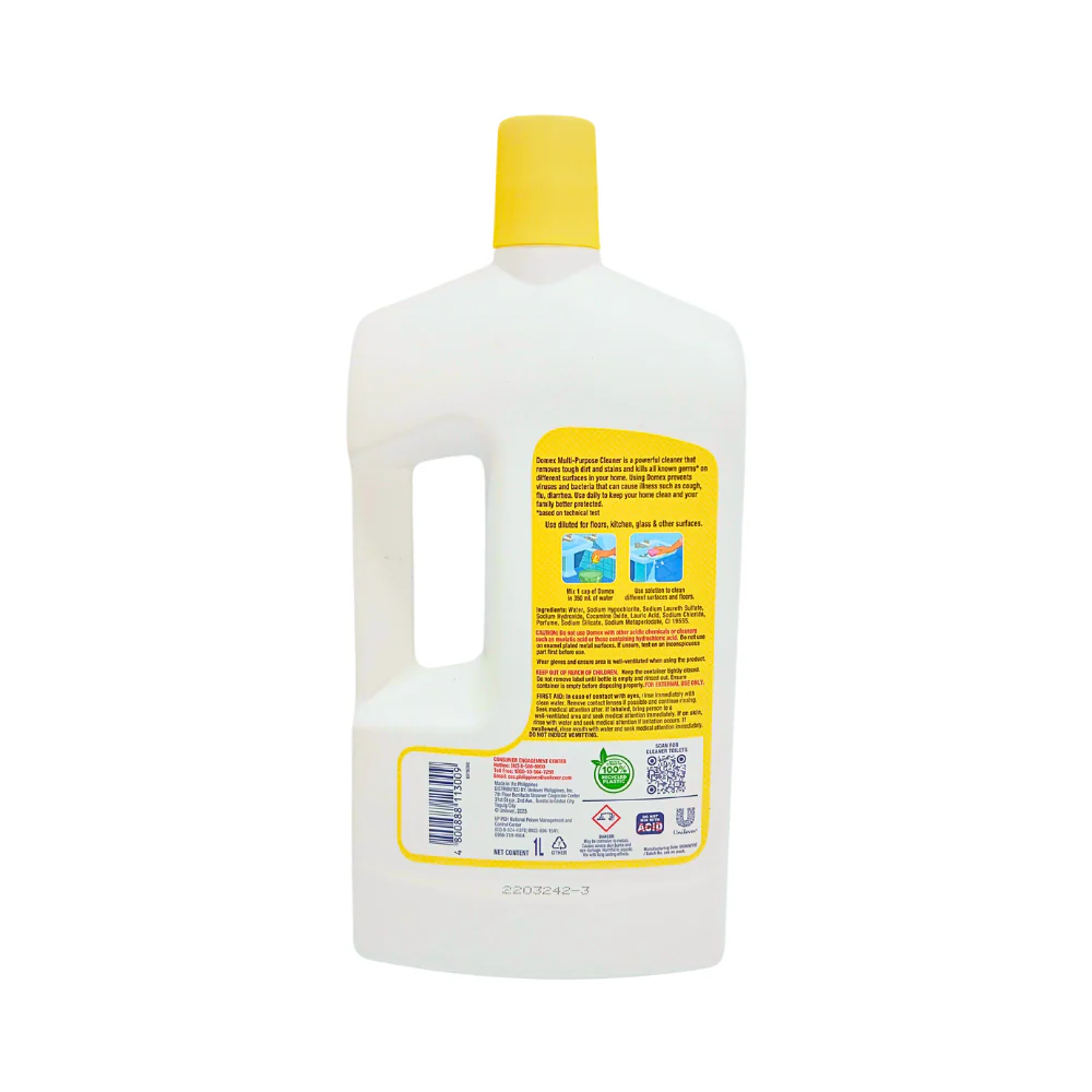 Domex Thick Multi-Purpose Cleaner Lemon Fresh 1L - Image 2