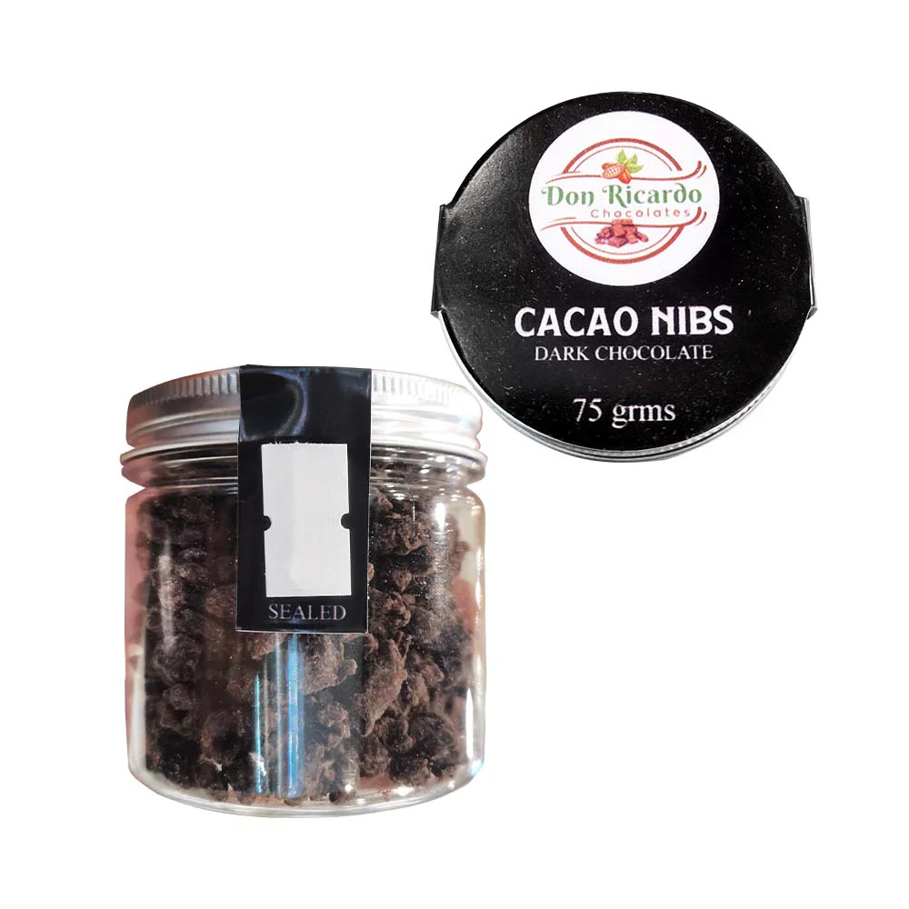 Don Ricardo's Cacao Nibs Dark Chocolate 75g - Image 2