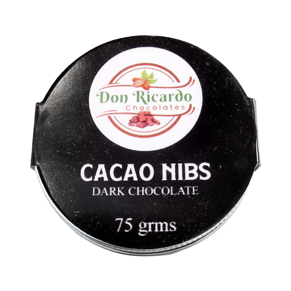 Don Ricardo's Cacao Nibs Dark Chocolate 75g - Image 3
